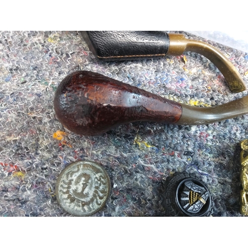 154 - Small Lot of Interesting Items incl. Pipes