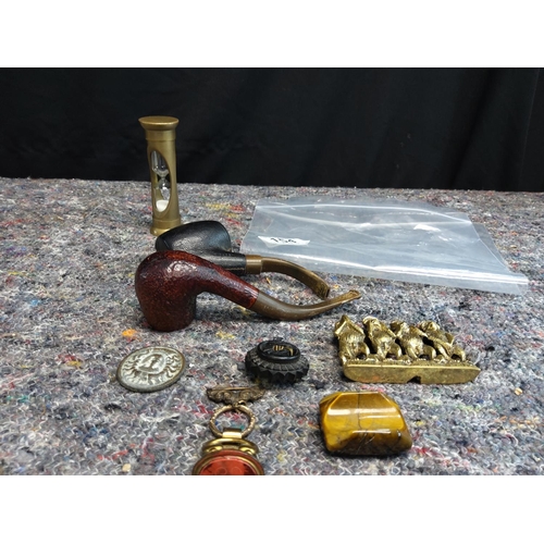 154 - Small Lot of Interesting Items incl. Pipes