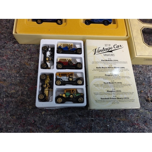 166 - 3 Sets of Mint and Boxed Diecast Cars