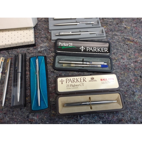 169 - Good Collection of Mostly Boxed some unused Parker Pens etc