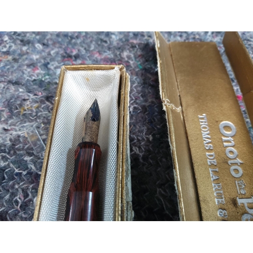 173 - Vintage Thomas de la Rue Onoto Pen in Original Packaging