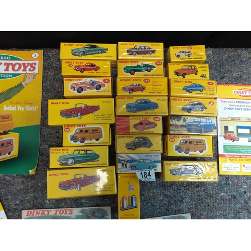 184 - Collection of De'Agostini Dinky Cars Mint and Boxed & Mostly Sealed