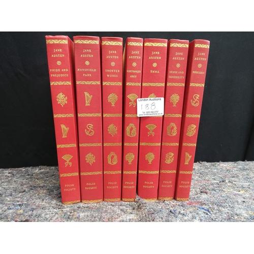 188 - Folio Society: Collection of 7 Jane Austen Books