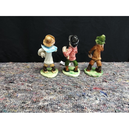 205 - 3 Various Will Young Widecombe Fair Figurines