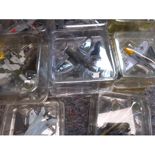 247 - Large Collection of Del Prado Aircraft of the Aces Model Planes (all Mint and Packaged) 50 in total