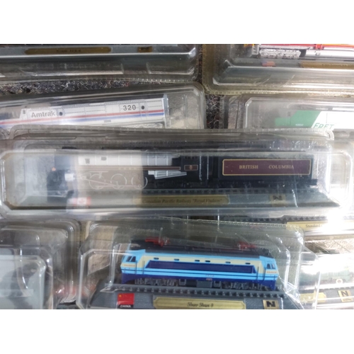 248 - Large Lot of Mint and Packaged Del Prado Trains (54 in total)