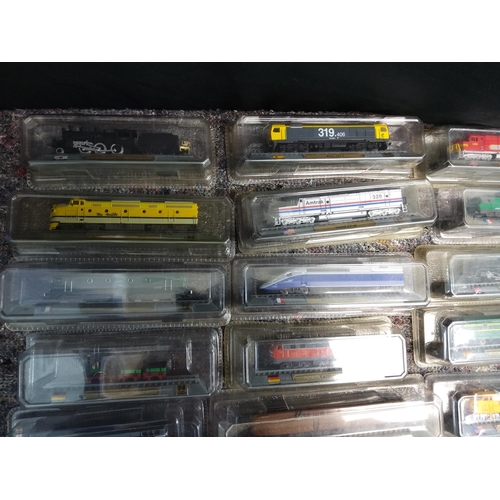 248 - Large Lot of Mint and Packaged Del Prado Trains (54 in total)