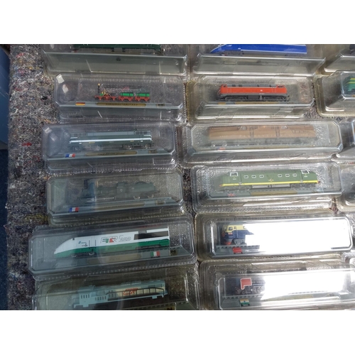 248 - Large Lot of Mint and Packaged Del Prado Trains (54 in total)