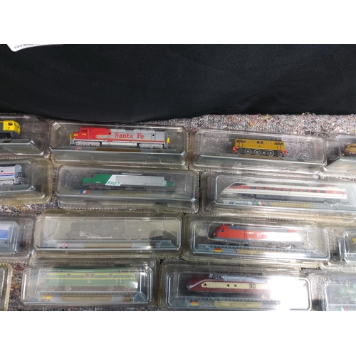 248 - Large Lot of Mint and Packaged Del Prado Trains (54 in total)