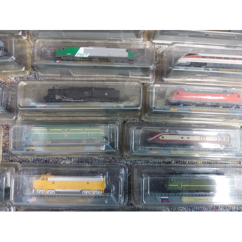 248 - Large Lot of Mint and Packaged Del Prado Trains (54 in total)