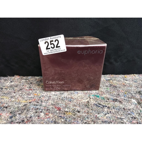 252 - Sealed Calvin Klein 30ml Euphoria Perfume