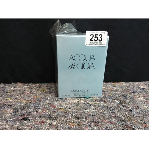 253 - Sealed Georgio Armani 100ml Acqua di Gioia Perfume