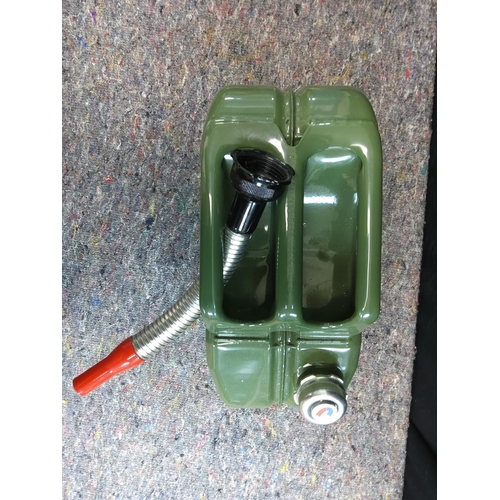 255 - Good Quality 10L Military Style Metal Petrol Can