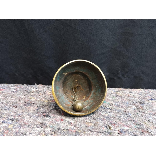 265 - Old Brass Sanctuary Bell 95cm