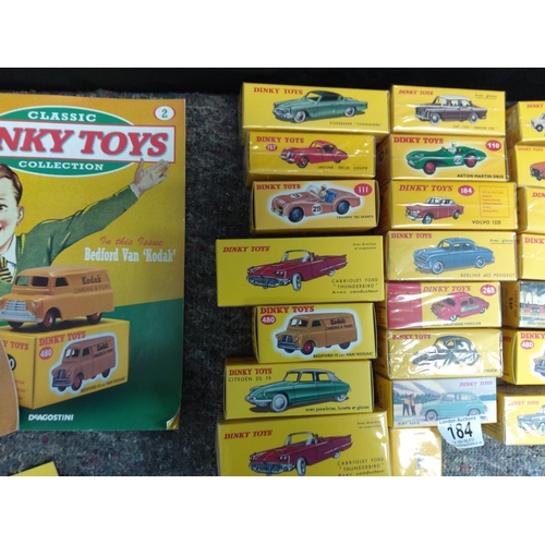 184 - Collection of De'Agostini Dinky Cars Mint and Boxed & Mostly Sealed