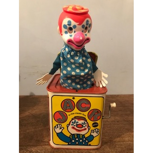 594 - Vintage Mattell Jack in the Music Box