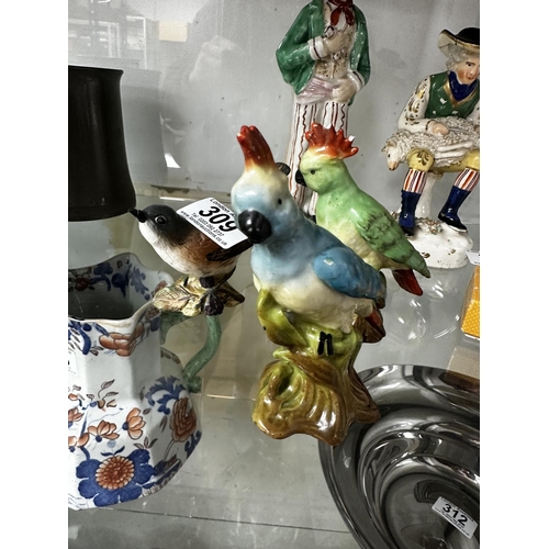 309 - Group of Bird Figurines