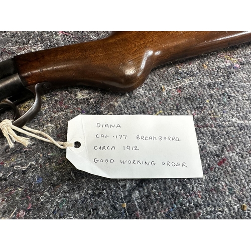 318H - Diana Break Barrel Air Rifle c.1912