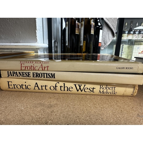 340 - 3 Various Books on Erotic Art