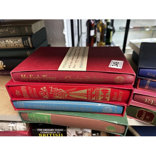 349 - Folio Society: Group of 4 Various Titles incl. A Christmas Carol