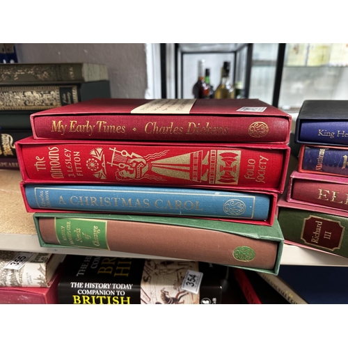 349 - Folio Society: Group of 4 Various Titles incl. A Christmas Carol