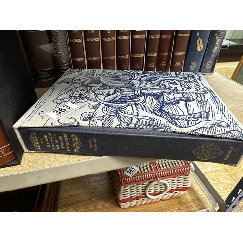 363 - The Oxford Illustrated History of English Literature h/b book in Slipcase