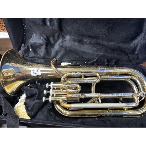 421 - John Packer Baritone Horn in Case