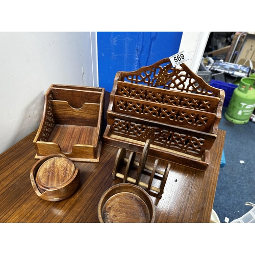 569 - Lot of Wooden Items