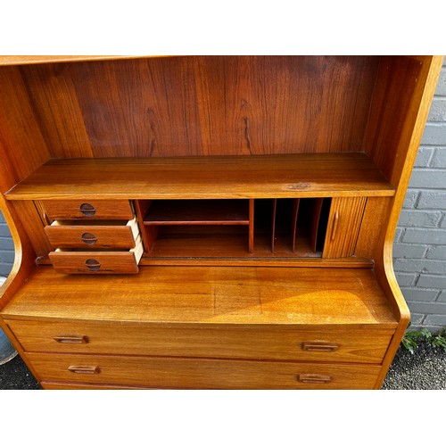 513 - Mid Century Teak Danish Secretaire by Borge Mogensen