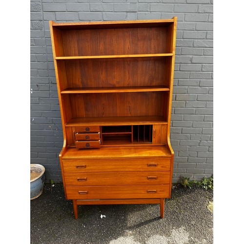 513 - Mid Century Teak Danish Secretaire by Borge Mogensen