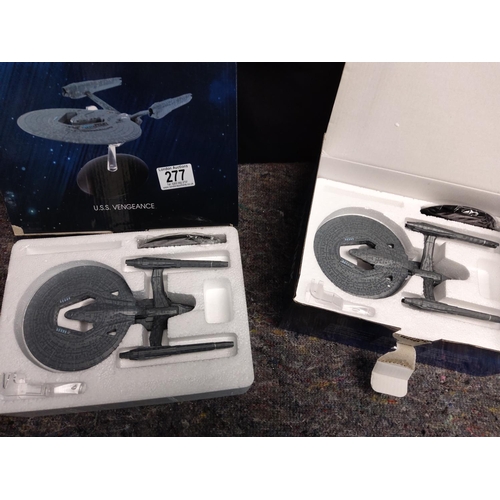 277 - Eaglemoss Star Trek (Mint & Boxed) Pair of USS Vengeance