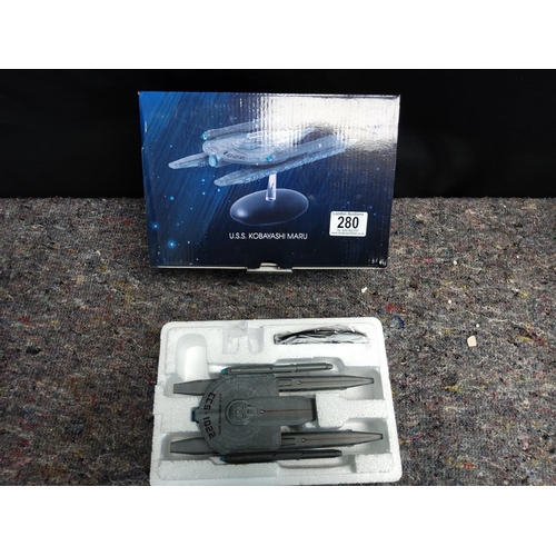 280 - Eaglemoss Star Trek (Mint & Boxed) USS Kobayashi Maru