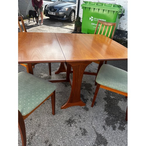 508 - Mid Century G Plan Table and Chair Set