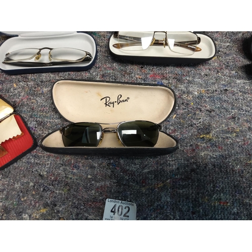 402 - Assorted Lot of Glasses incl. Raybans