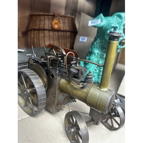 606 - Brass DRM Engineers Birmingham Scale Model Traction Engine