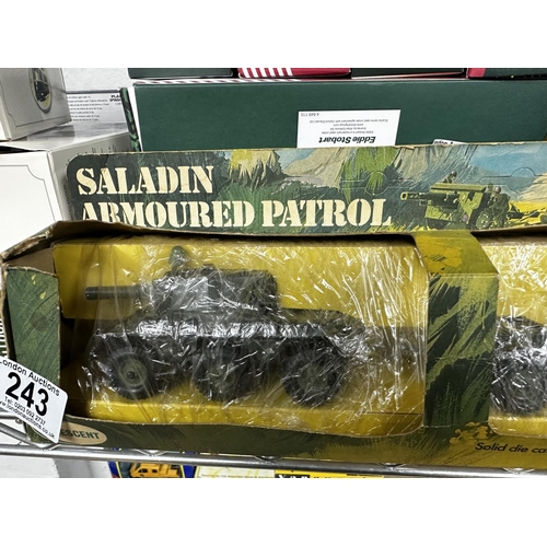 243 - Vintage Crescent Saladin Armoured Patrol in Original Packaging