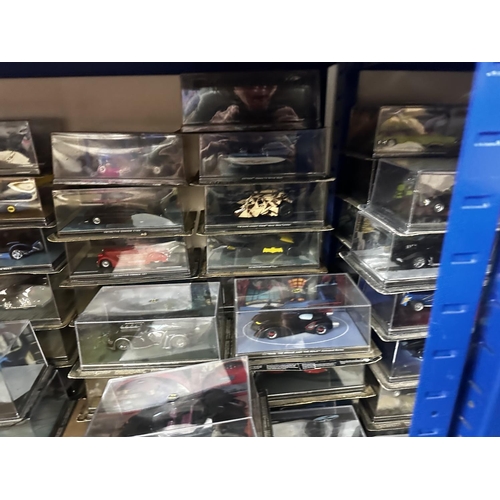 413 - Large Collection of Eaglemoss Batmobile Vehicles