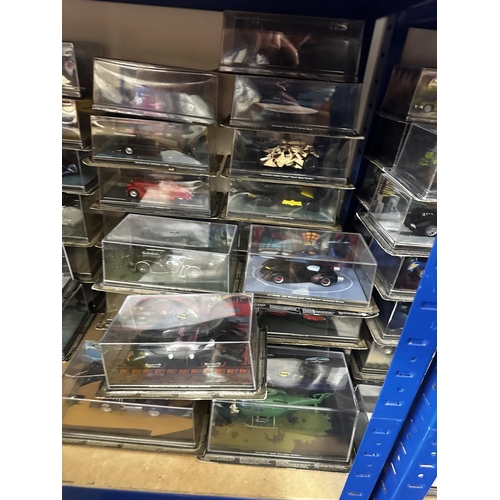 413 - Large Collection of Eaglemoss Batmobile Vehicles