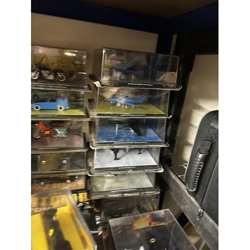 413 - Large Collection of Eaglemoss Batmobile Vehicles