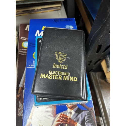 494 - Assorted Vintage Mastermind Games incl. Electronic Mastermind Boxed