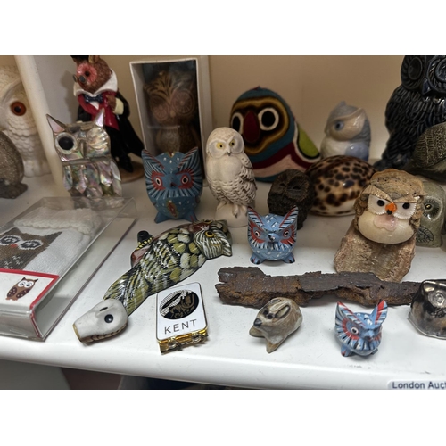 579 - Collection of Owls