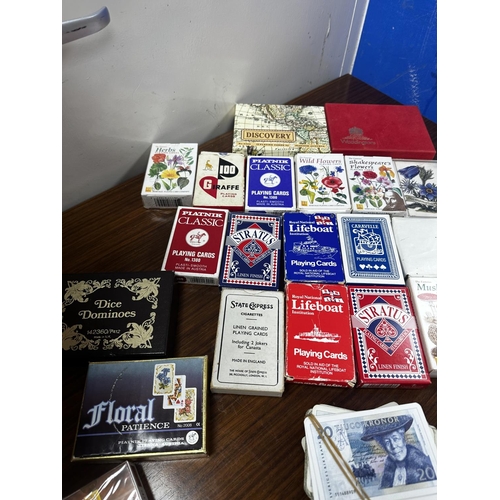 580 - Lot of Playing Cards etc