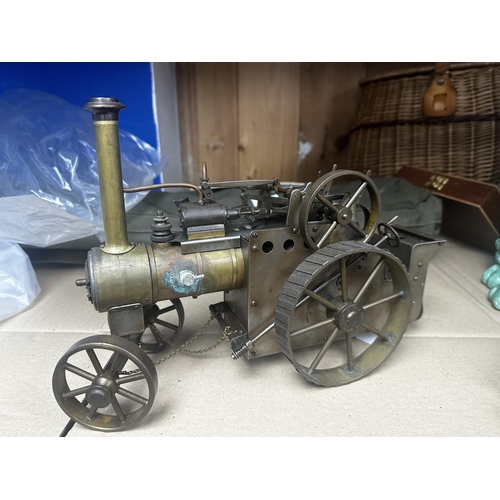 606 - Brass DRM Engineers Birmingham Scale Model Traction Engine