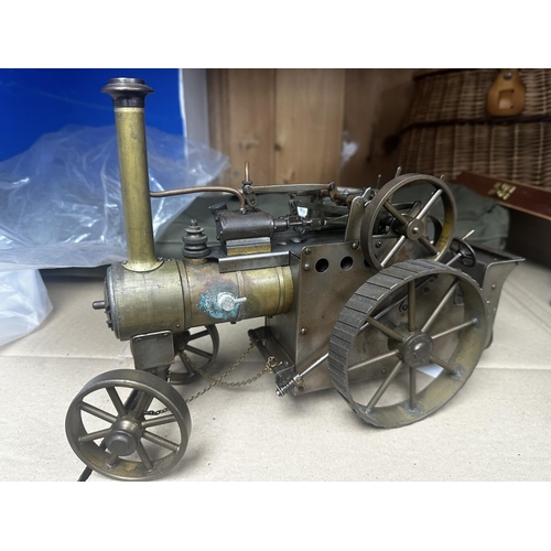 606 - Brass DRM Engineers Birmingham Scale Model Traction Engine