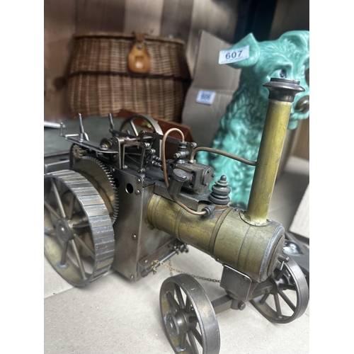 606 - Brass DRM Engineers Birmingham Scale Model Traction Engine