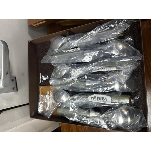 504 - Lot of New Mid Century (Unused) Denby Touchstone Cutlery