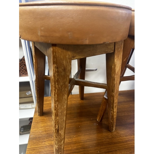 509 - Pair of Vintage Stools