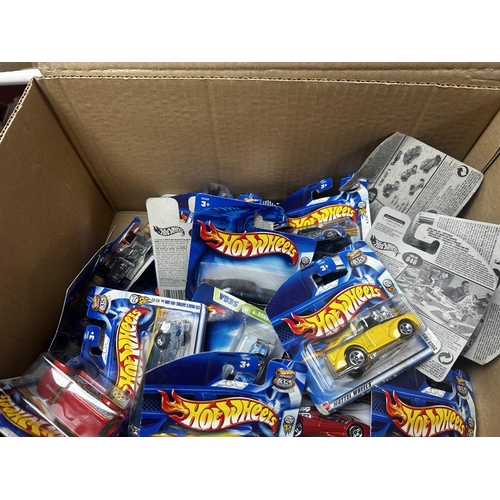 587 - Box Containing Sealed Hot Wheels Cars