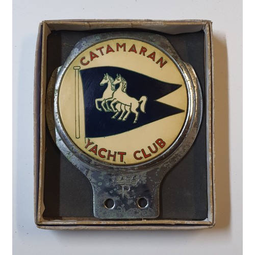 73 - Catamaran Yacht Club Car badge