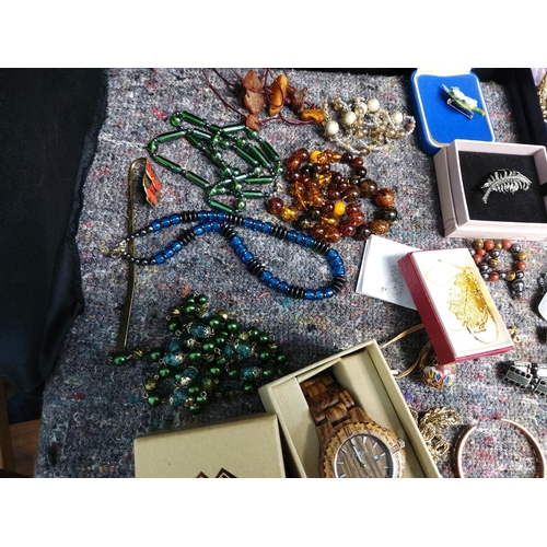 28 - Box of Various Costume Jewellery etc